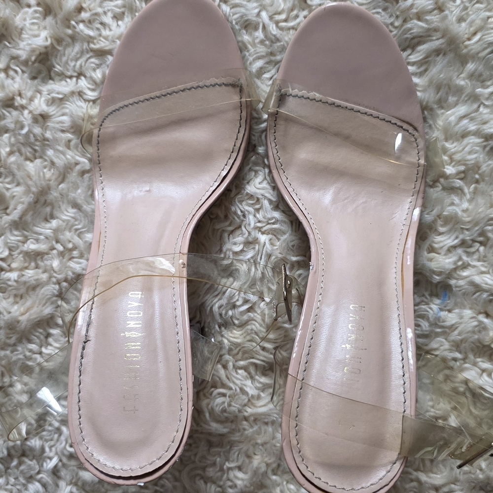 Fashion Nova Blush Pink Sandals